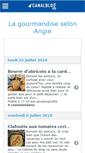 Mobile Screenshot of la-gourmandise-selon-angie.com