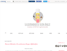 Tablet Screenshot of la-gourmandise-selon-angie.com